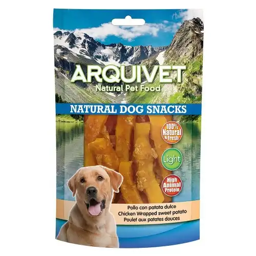 Arquivet Snack Natural para Perros de Pollo con patata dulce 110 GR