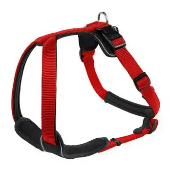 Hunter - Arnés De Nylon De Neopreno Para Perros (38-48cm) (rojo/negro)