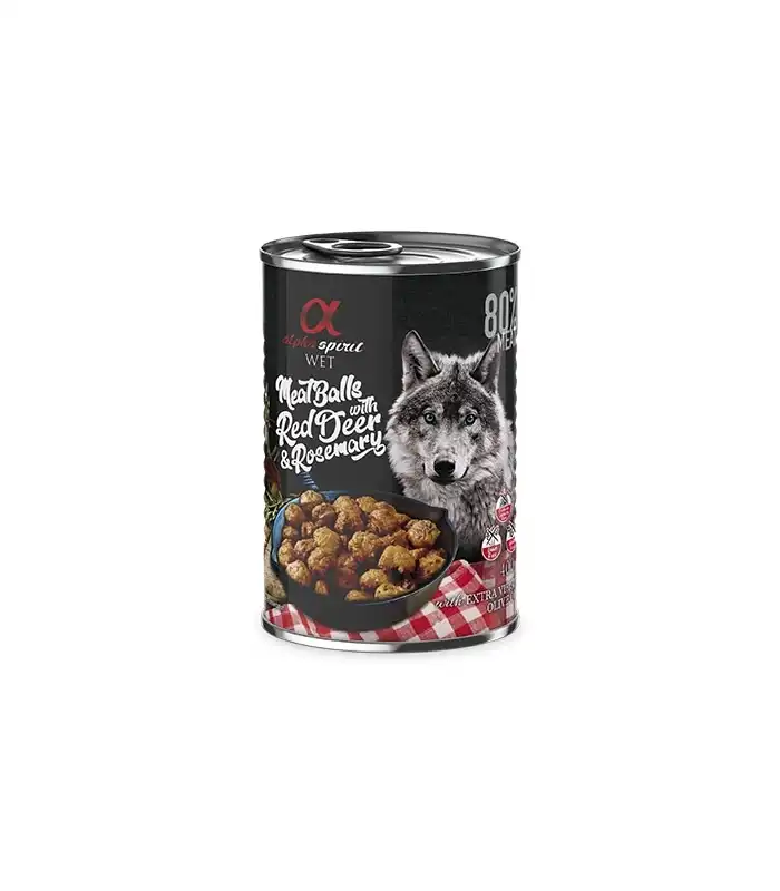 Alpha Spirit Albondigas de Venado y Romero 12x400 GR