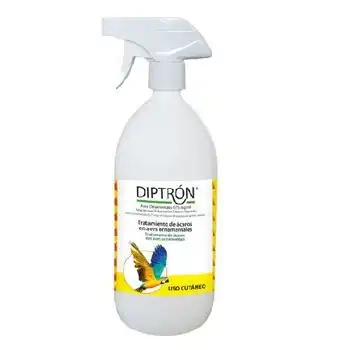 Diptrón Ornamental Birds, Spray Anti Ácaros Para Pájaros, 1 L