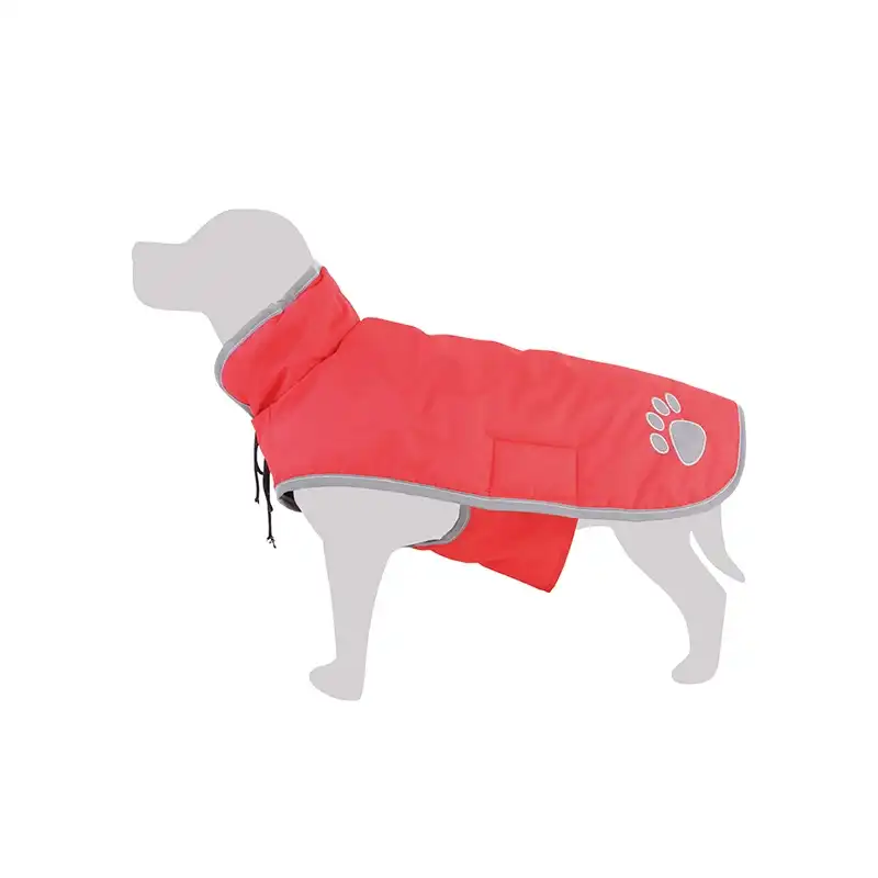 Impermeable rojo para perros 45 XXL, 0.17 kg