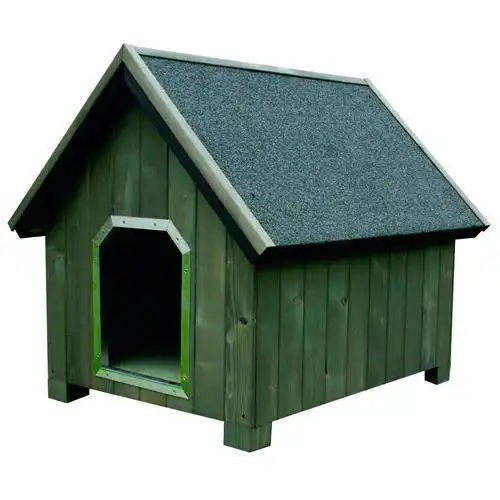 TK-Pet Alpine Caseta de Madera Gris para perros