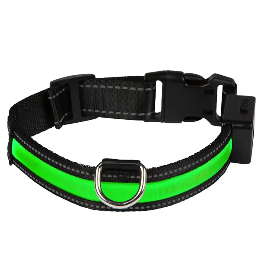 Num'axes Usb-Light Collar Verde