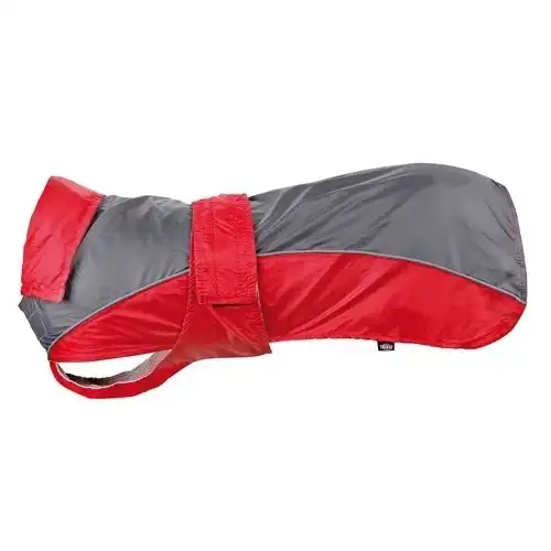 Trixie impermeable Lorient rojo y gris para perros