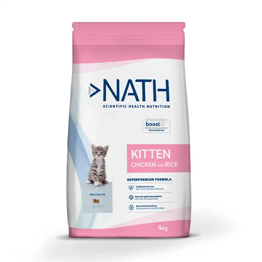 Nath Kitten Pollo y Arroz pienso para gatos