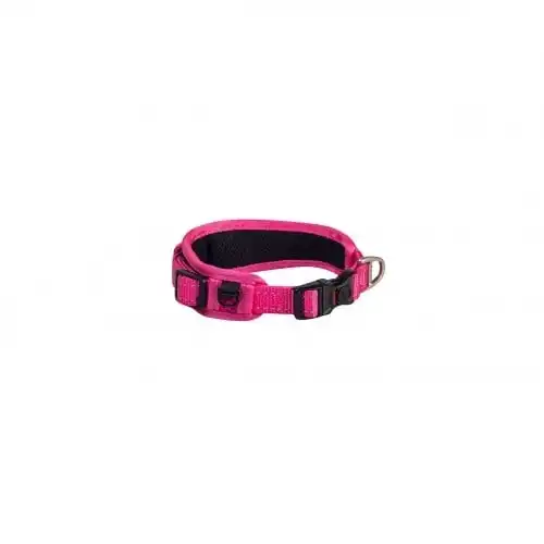 Rogz padded collar acolchado rosa para perros