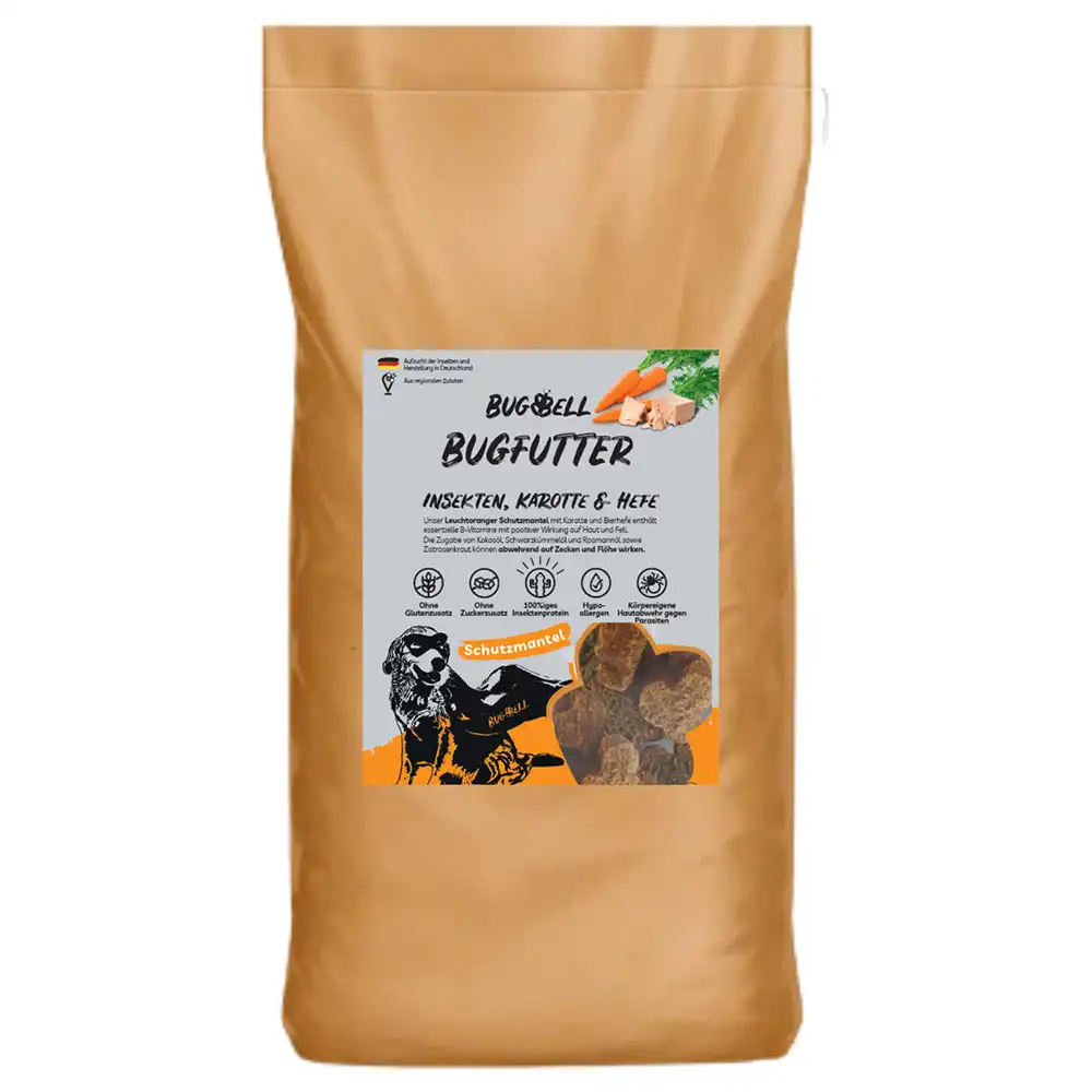 BugBell BugFood Insectos, Zanahoria y Levadura - 7 kg