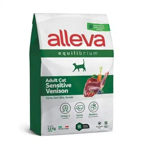 Pienso Alleva Equilibrium sin gluten para gatos sabor Venado