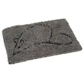 Alfombra Seca Para Gatos Gris 60x40 Cm Dog Gone Smart