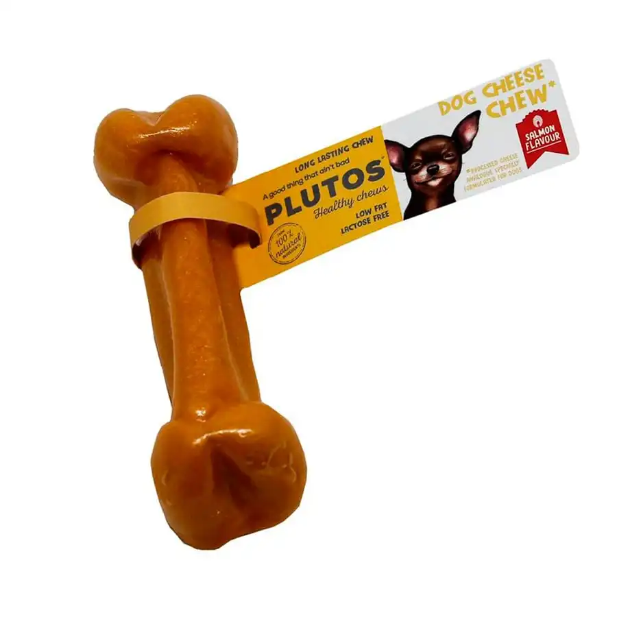 Plutos Hueso de Queso y Salmón para perros