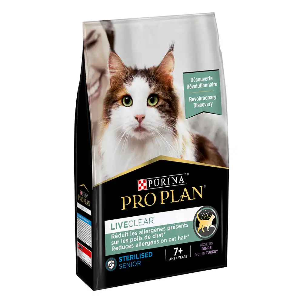 Purina Pro Plan LiveClear Sterilised Adult 7+ pavo - 2,8 kg