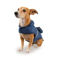 Outech Impermeable con Bolsillo Azul Marino para perros