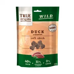 True Origins Huesitos Wild Pato y Romero para perros