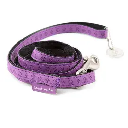 Correa para perros MacLeather lila S