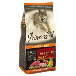 Primordial Adult Grain Free Búfalo y Caballa pienso para perros