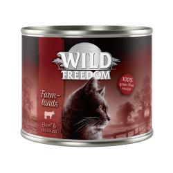 Wild Freedom Adult 6 x 200 g - Farmlands - Vacuno y pollo