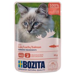 Bozita Bocaditos en gelatina en bolsitas para gatos 12 x 85 g - Salmón