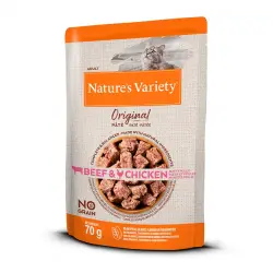 Nature's Variety Adult Original buey y pollo sobre para gatos