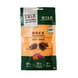 True Origins Bocaditos Wild Soft Pato para gatos