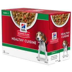 Hill’s Puppy Medium & Large Healthy Cuisine con pollo para perros - 12 x 90 g