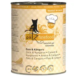 catz finefood ragout 6 x 380 g - Nº 607 Pato y canguro