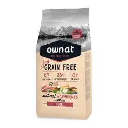 Ownat Just Grain Free Adulto Pato pienso para perros