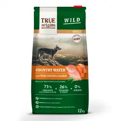 True Origins Adult Wild Country Water Pollo y Salmón pienso para perros