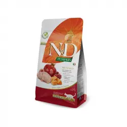 Farmina ND Cat Pumpkin Grain free Neutered Codorniz pienso para gatos, Peso 5 Kg