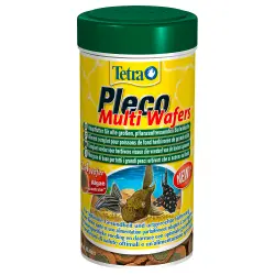 TetraPleco MultiWafers comida para peces herbívoros de fondo - 250 ml