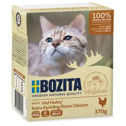 Bozita trocitos en gelatina 6 x 370 g - Rico en pollo