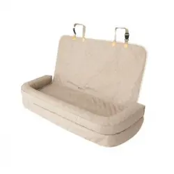 Transportín Back Y Silla De Coche Para Perros Beige Oxford