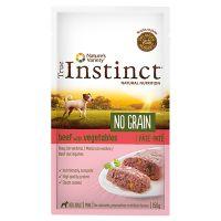 Comida húmeda para perros adultos minis True Instinct No Grain paté pollo con verduras 150 gr