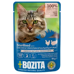 Bozita Sterilised bocaditos en salsa 12 x 85 g - Aves