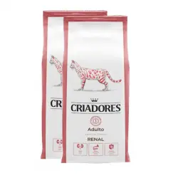 Criadores Feline Adulto Renal pienso - 2x2,5 kg Pack Ahorro