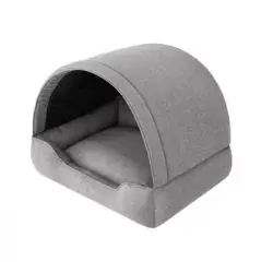 Cama / Caseta Para Perro Prompter Inari R2 58x82x55 Gris