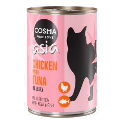 Cosma Asia en gelatina 6 x 400 g - Pack mixto II: 5 variedades