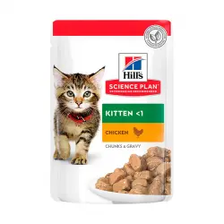 Comida húmeda para gatos Kitten Hills Science Plan Healthy Development pollo 85 gr