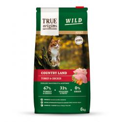 True Origins Wild Adult Pollo y Pavo Pienso para gatos