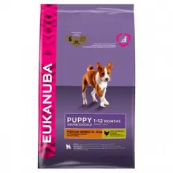 Pienso para perros cachorros medianos Eukanuba Puppy Medium Breed pollo 12 Kg