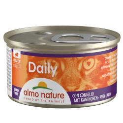 Almo Nature Daily Menu 6 x 85 g - Mousse con conejo