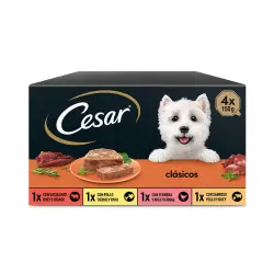 Cesar multipack Clásicos Selección en paté (4*150gr)