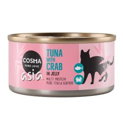 Cosma Asia en gelatina 6 x 170 g - Atún con cangrejo