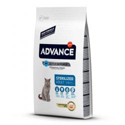 Advance Adult Sterilized Pavo y Cebada pienso para gatos