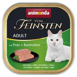 Megapack Animonda vom Feinsten Adult 32 x 100 g - Pavo y conejo