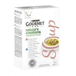 Gourmet Crystal Multipack sopa con salmón 4 unid.