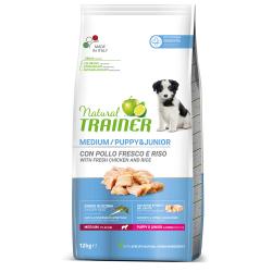 Trainer Natural Medium Puppy & Junior Pollo 12 Kg.