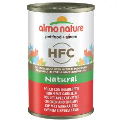 Almo Nature HFC 6 x 140 g - Pollo con gambas