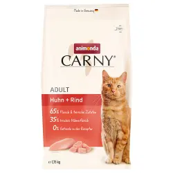 Animonda Carny Adult con pollo y vacuno pienso para gatos - 1,75 kg