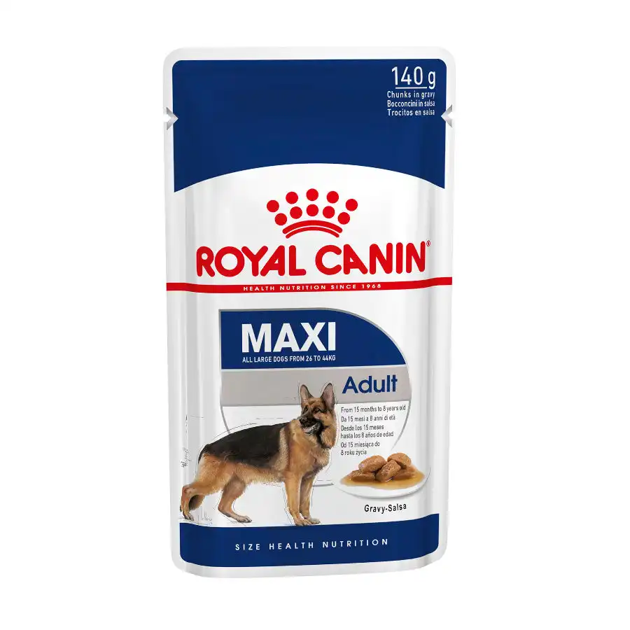 Royal Canin Maxi Adult Carne sobre en salsa para perros