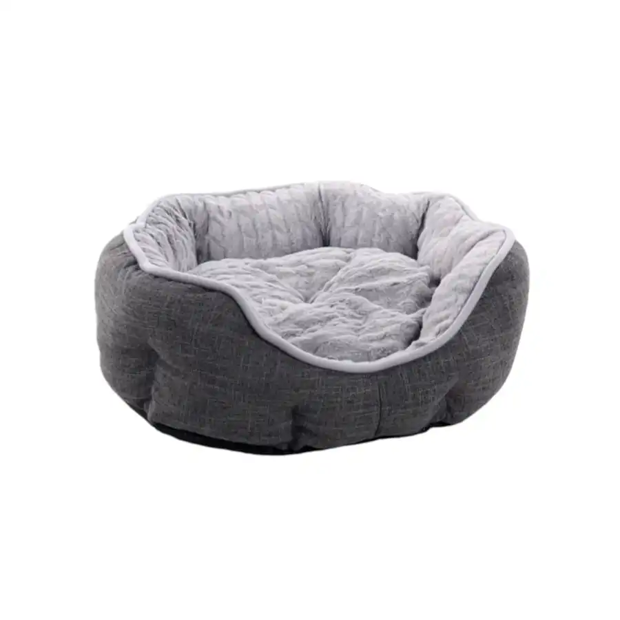 Flamingo Zupo Octógono Gris Oscuro cama para perros y gatos